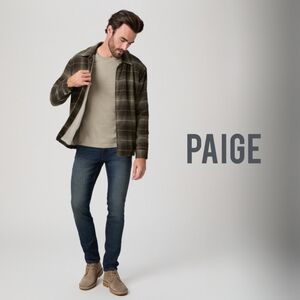 PAIGE Lennox Slim Fit Jeans Pensbury Wash Men’s 36
